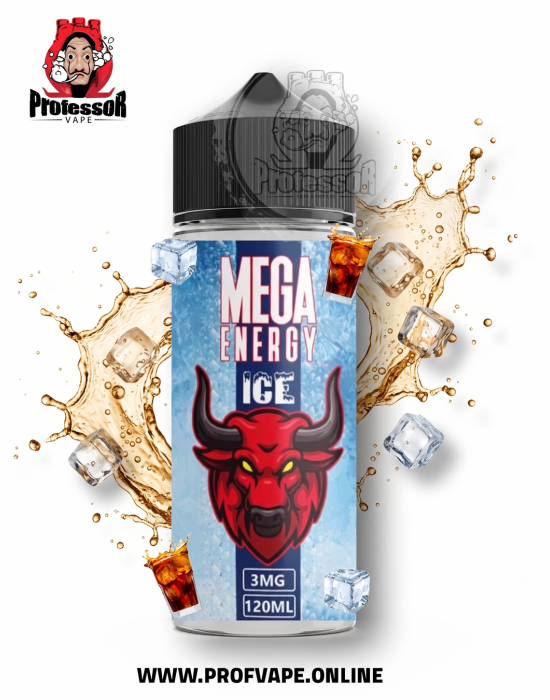 Mega Energy Ice 120ml Mega Energy Ice 120ml Freebase E-Liquid