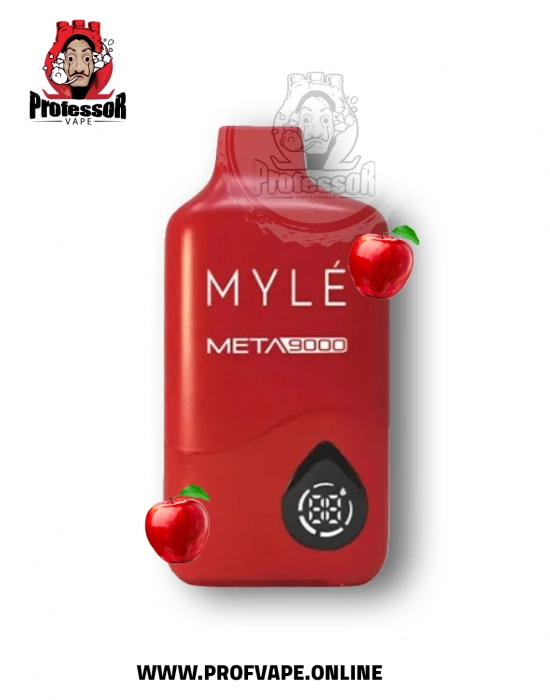Myle meta Disposable (9000 puffs) red apple - in saudi arabia
