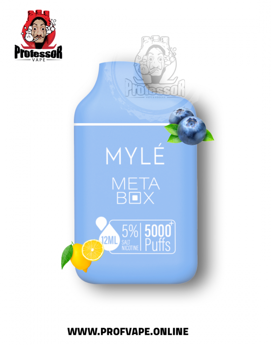 Myle meta box Disposable (5000 puffs) blueberry lemon