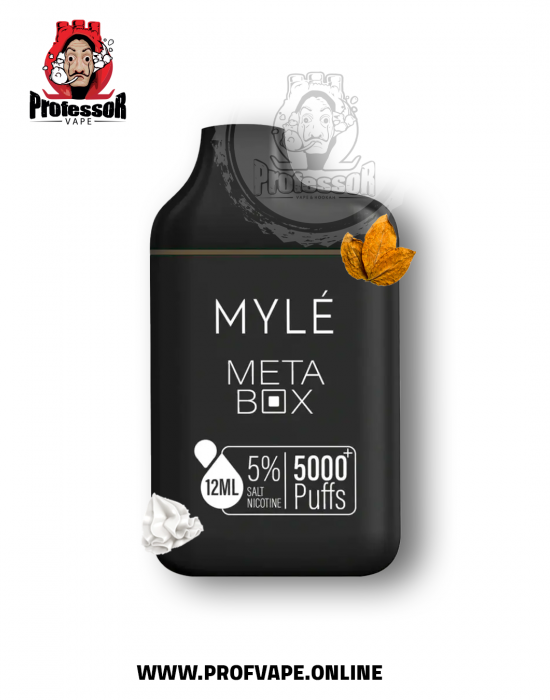 Myle meta box Disposable (5000 puffs) cubano tobacco