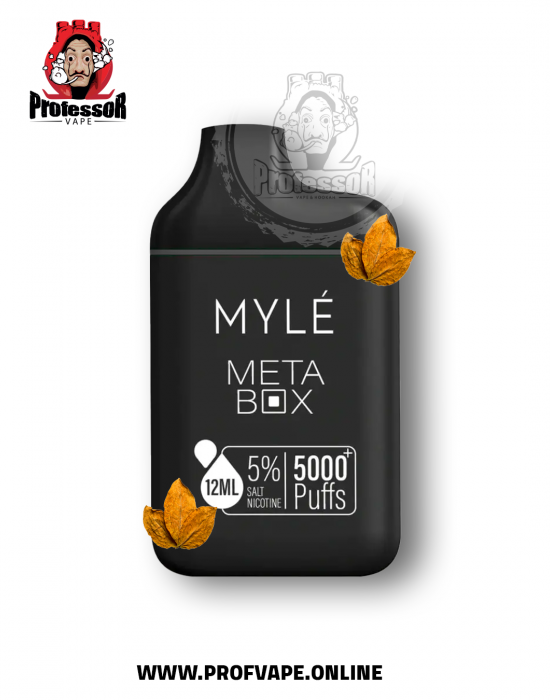 Myle meta box Disposable (5000 puffs) platinum tobacco