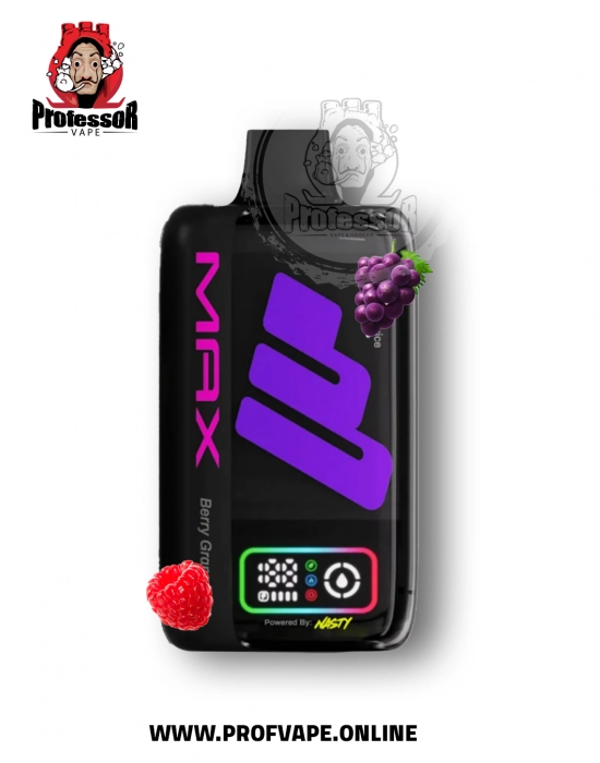 Nasty max Disposable (30000 puffs) berry grape - in saudi arabia