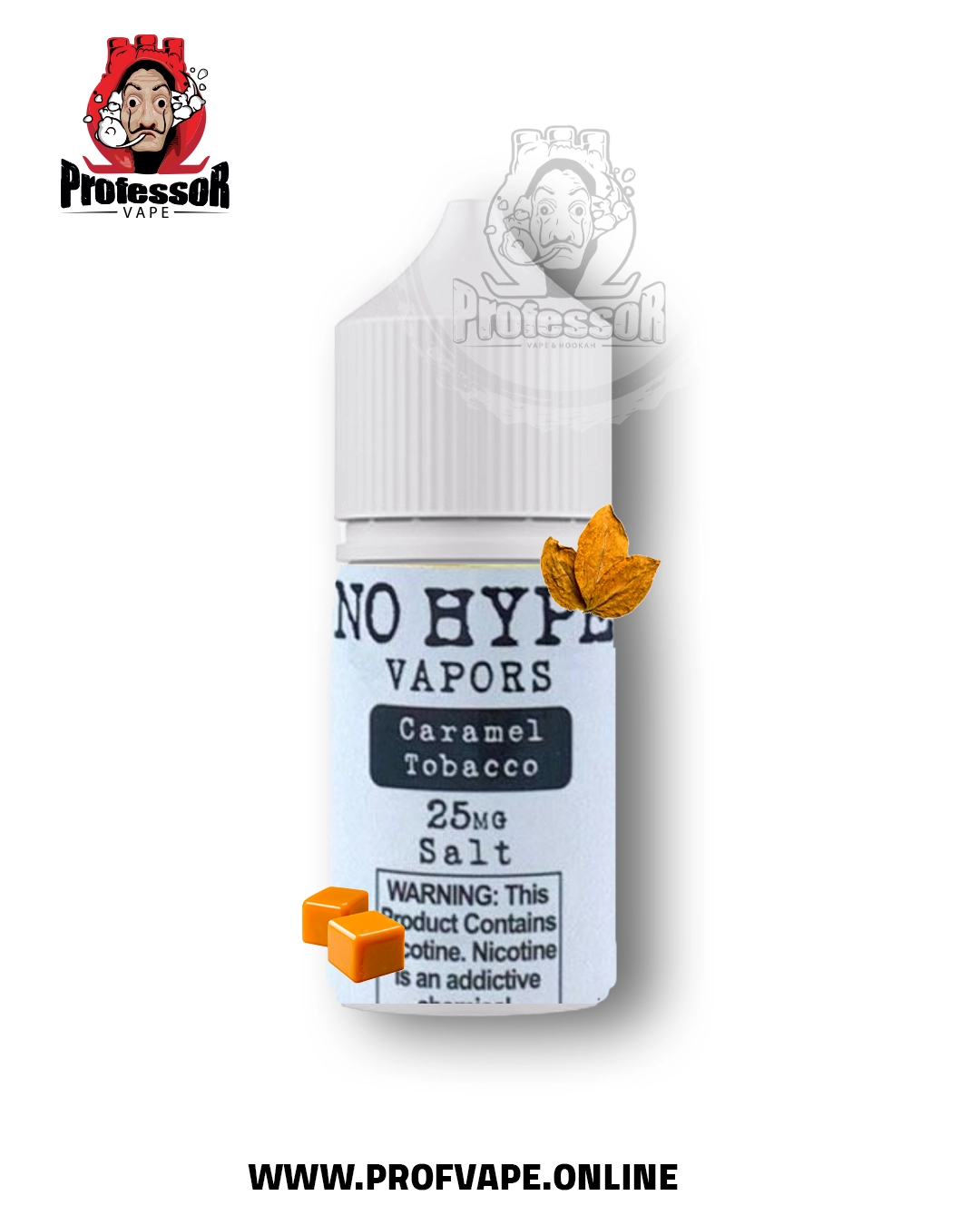 No Hype Caramel Tobacco 30ml – Salt Nicotine