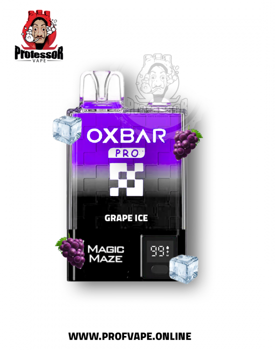 Oxbar Disposable (10000 puffs) grape ice