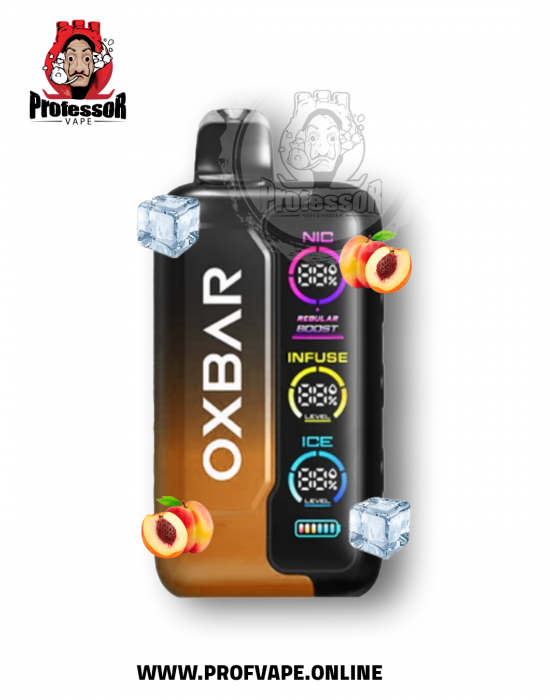 سحبة Oxbar Tri-Fusion خوخ 40000 سحبة