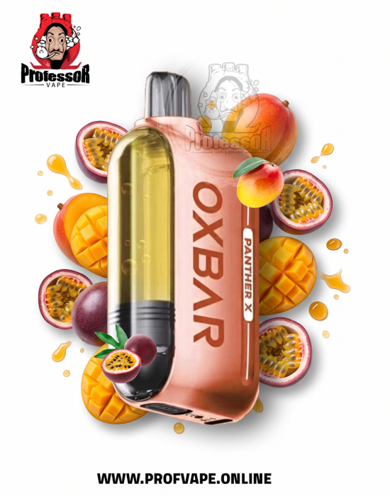 OXBAR X Dr Vapes مانجو باشن فروت سحبة اوكس بار X دكتور فيب مانجو باشن فروت 50000 سحبة