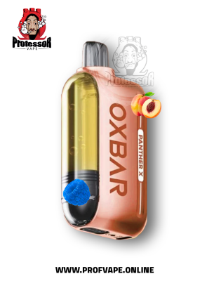 سحبة اوكس بار X دكتور فيب الجاهزة (50000 سحبة) خوخ بلو راز