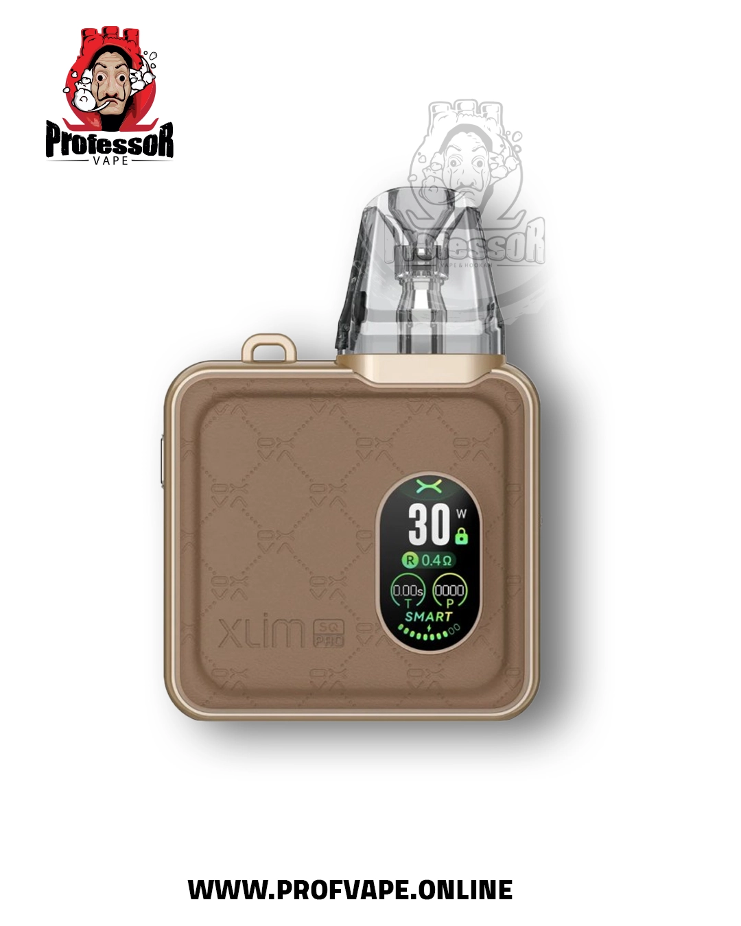 oxva xlim sq pro 2 brown leather Oxva xlim SQ Pro brown leather Pod kit