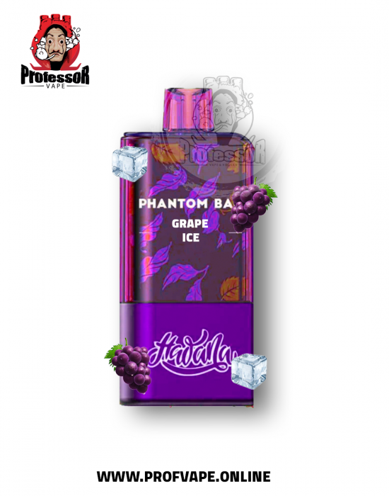 Hawana Phantom Bar Disposable (12000 puffs) grape ice