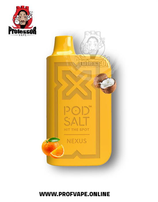 Pod salt Disposable (6000 puffs) tangerine coconut