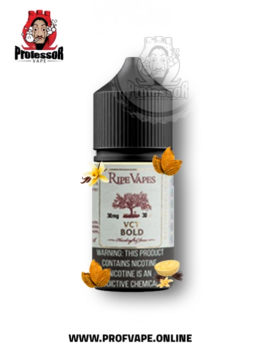 kami e liquide Ripe Vapes VCT BOLD 30ml – Tobacco Vanilla Custard – Salt Nicotine