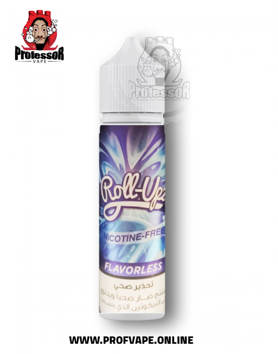 Roll Upz Flavourless 60ml نكهة رول ابز فليفرليس 60 مل فري بيز