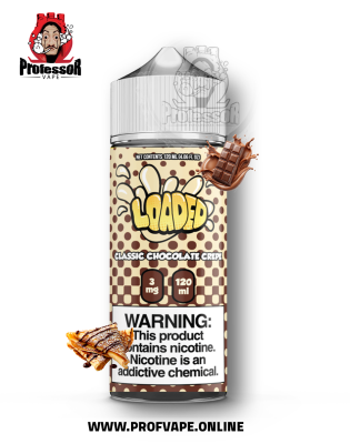 Loaded Classic Chocolate Crepe 3mg 120ml Loaded Classic Chocolate Crepe 3mg 120ml