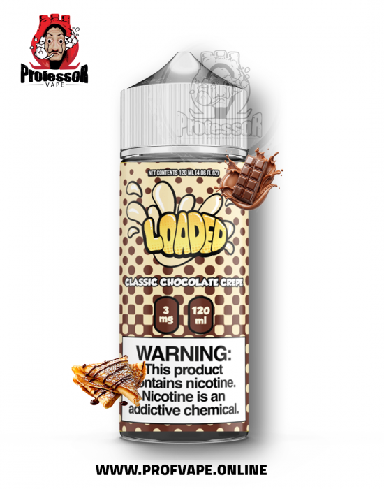 Loaded كريب شوكولاتة كلاسيك نكهة لوديد كريب شوكولاتة 120مل