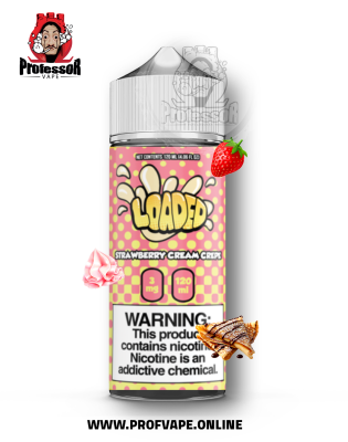 Loaded Strawberry Cream Crepe 3mg 120ml Loaded Strawberry Cream Crepe 3mg 120ml
