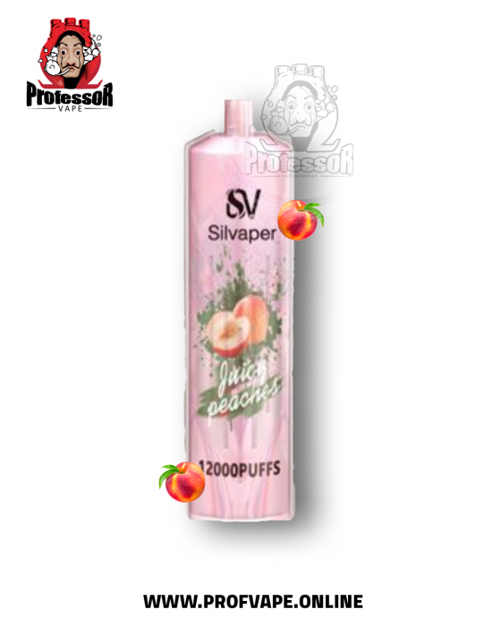(Silvaper Disposable peach (12000uffs (Silvaper Disposable peach (12000uffs