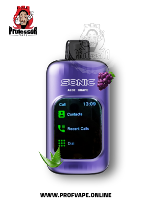 Sonic screen Disposable (20000puffs) aloe grape Sonic screen Disposable (20000puffs) aloe grape