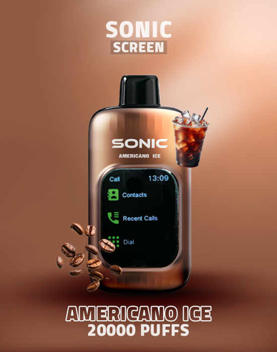 Sonic screen Disposable (20000puffs) iced americano Sonic screen Disposable (20000puffs) iced americano