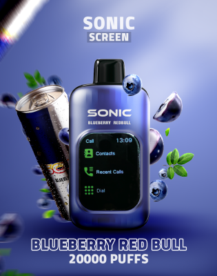 Sonic screen Disposable (20000puffs) blueberry redbull Sonic screen Disposable (20000puffs) blueberry redbull