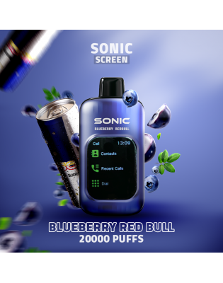سحبة سونيك سكرين (20000 سحبة) توت ازرق ريدبول