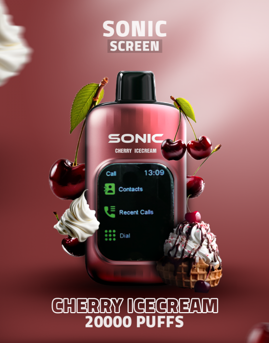 Sonic screen Disposable (20000puffs) cherry ice cream