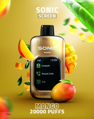 Sonic screen Disposable (20000puffs) mango Sonic screen Disposable (20000puffs) mango
