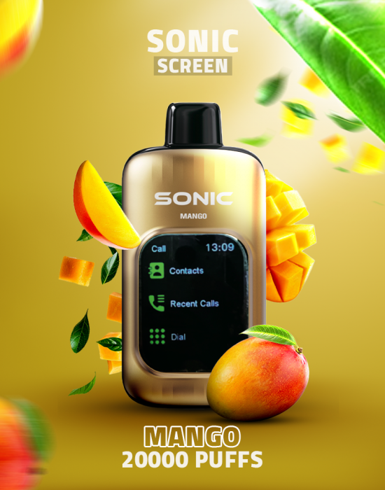 Sonic screen Disposable (20000puffs) mango Sonic screen Disposable (20000puffs) mango