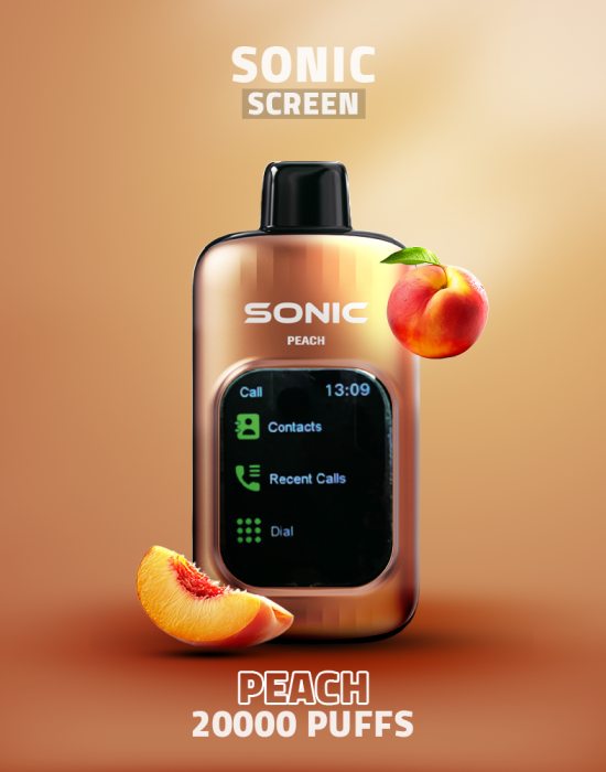 Sonic screen Disposable (20000puffs) peach