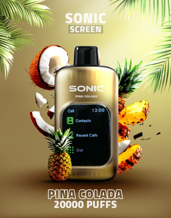 Sonic screen Disposable (20000puffs) pina colada Sonic screen Disposable (20000puffs) pina colada