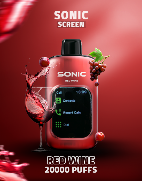 Sonic screen Disposable (20000puffs) red wine Sonic screen Disposable (20000puffs) red wine