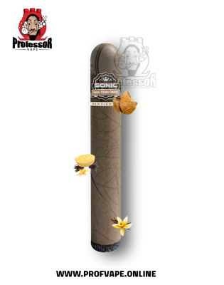 Sonic cigar Disposable (2000puffs) vanilla custard tobacco Sonic cigar Disposable (2000puffs) vanilla custard tobacco