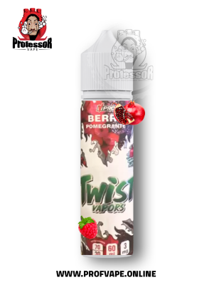 نكهة رمان توت - تويست رمان توت 60مل 3ملجم  نكهة رمان توت - تويست رمان توت 60مل 3ملجم