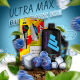 Nasty Max Ultra Blue Razz Ice 40000 Puffs Nasty Max Ultra 40000 Puffs Blue Razz Ice with Front Display Screen