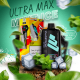 Nasty Max Ultra Mint Ice 40000 Puffs Nasty Max Ultra 40000 Puffs Mint Ice with Front Display Screen