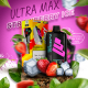 Nasty Max Ultra Strawberry Ice 40000 Puffs Nasty Max Ultra 40000 Puffs Strawberry Ice with Front Display Screen