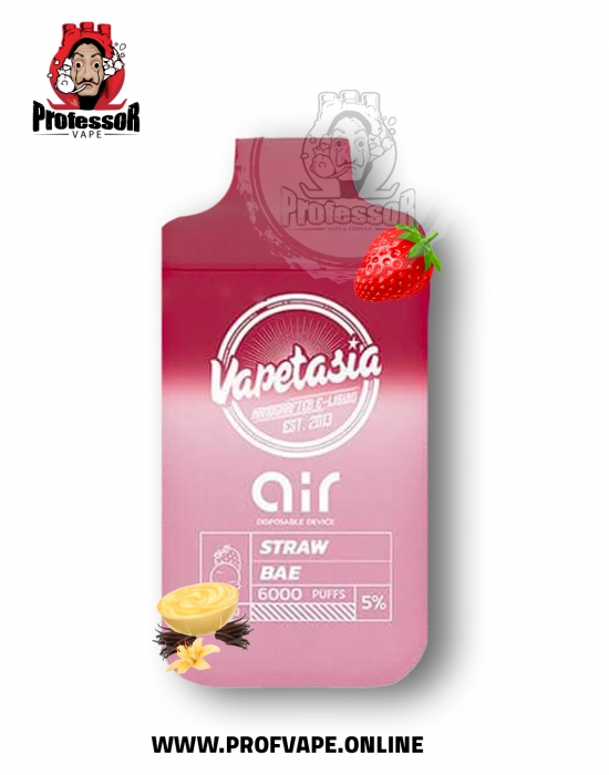 Vapetasia Disposable (6000 puffs) strawberry kustard
