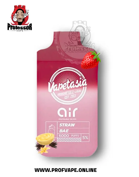 Vapetasia Disposable (6000 puffs) strawberry kustard - in saudi arabia
