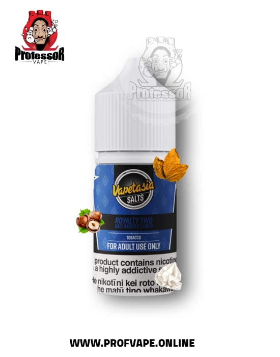 Vapetasia Royalty II 30ml – Tobacco Vanilla & Nuts – Salt Nicotine