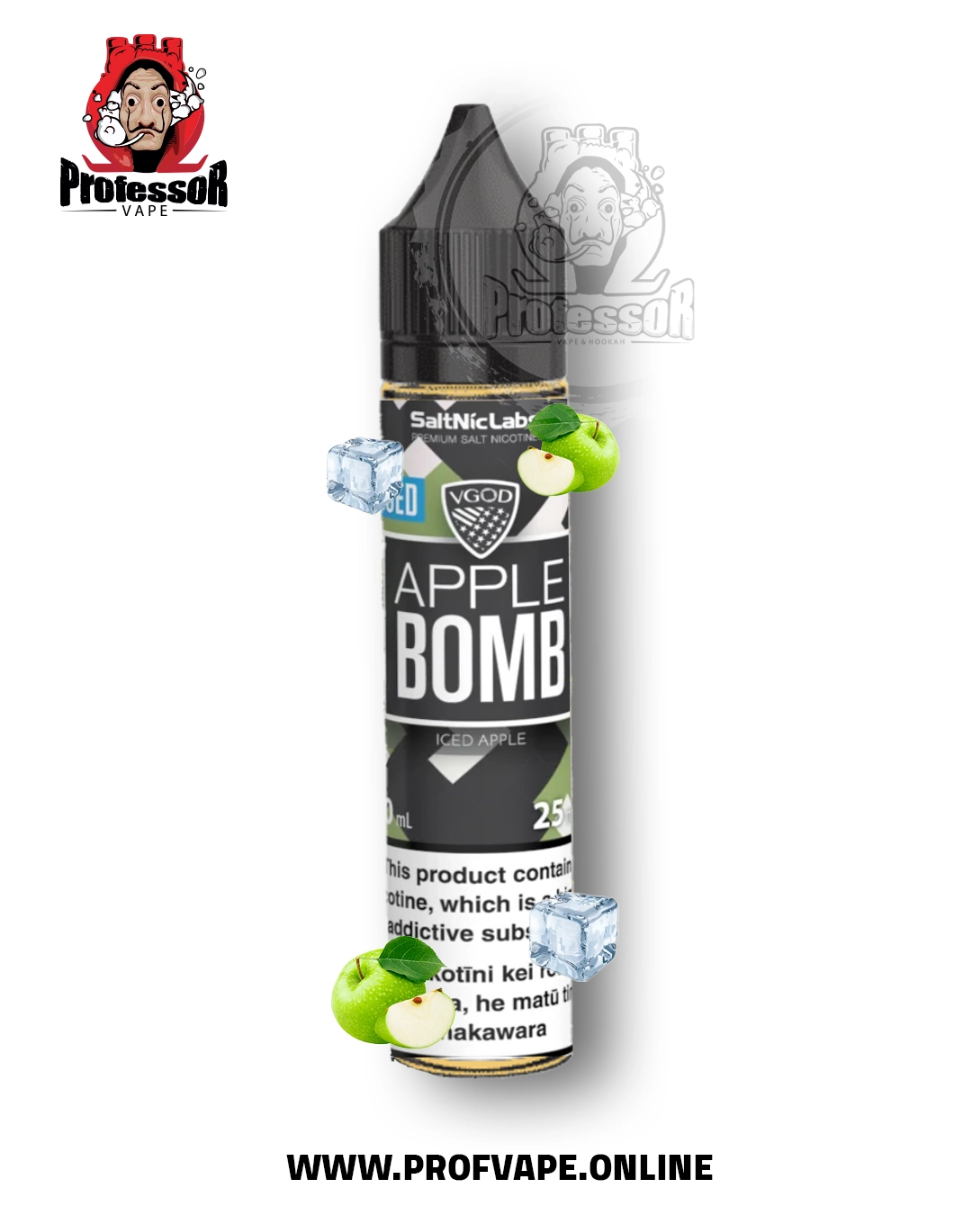 VGOD Apple Bomb Ice 30ml  Green Apple Candy  Salt Nicotine