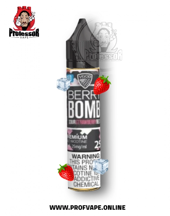 VGOD Berry Bomb Ice 30ml  Strawberry Candy  Salt Nicotine