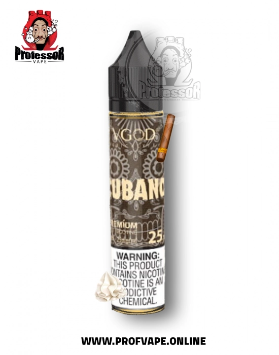 Vgod Cubano Original 30ml  Salt Nicotine
