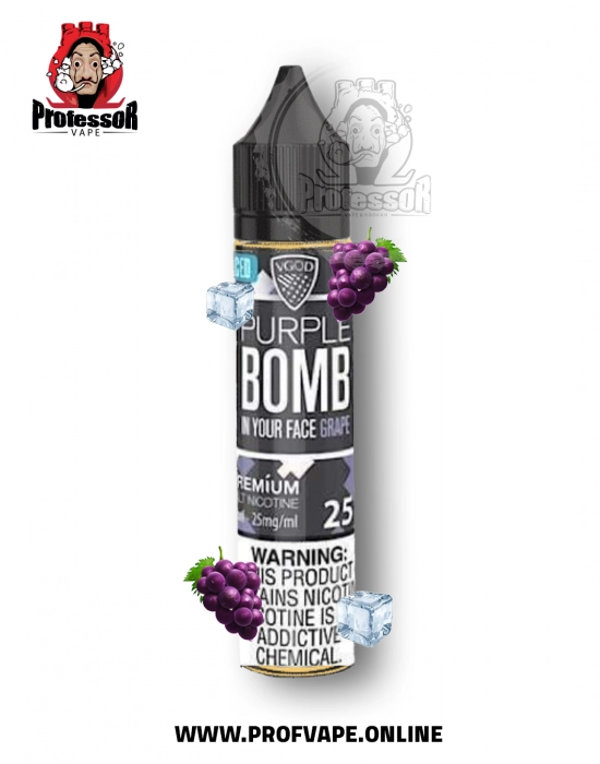 VGOD Purple Bomb Ice 30ml Grape Candy Salt Nicotine VGOD Purple Bomb Ice 30ml Grape Candy Salt Nicotine