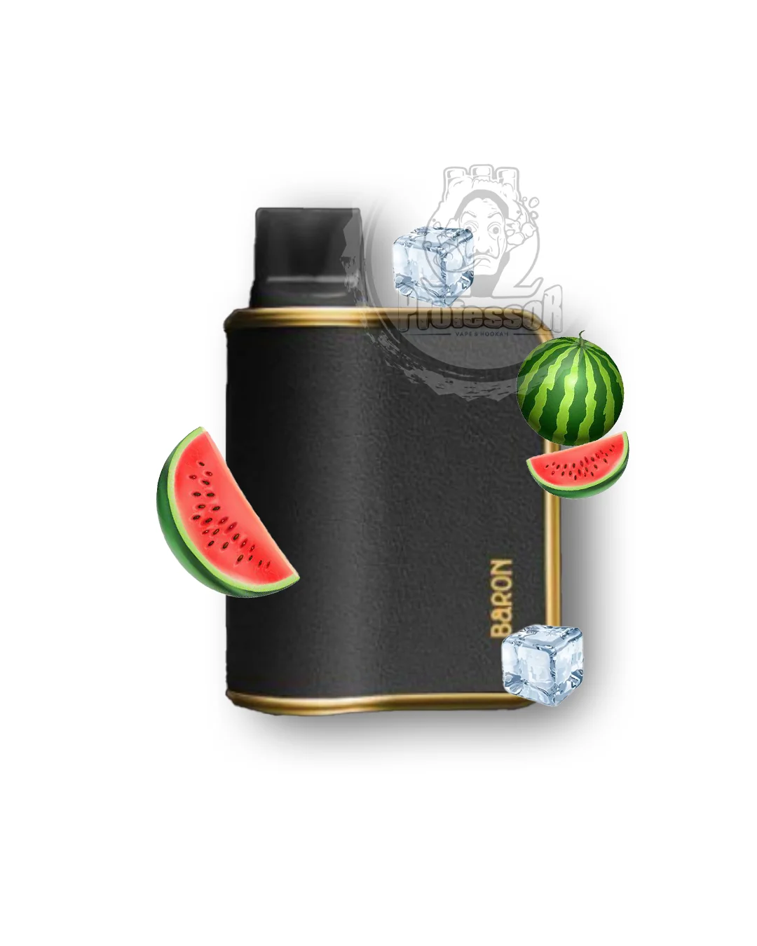 BARON Ultra disposable watermelon ice (5000 puffs) - in saudi arabia