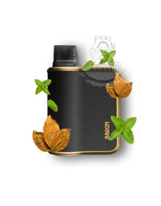BARON Ultra disposable tobacco mint (5000 puffs) - in saudi arabia